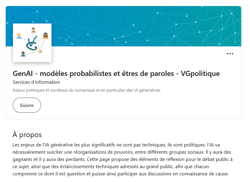 visual of the VGpolitique page